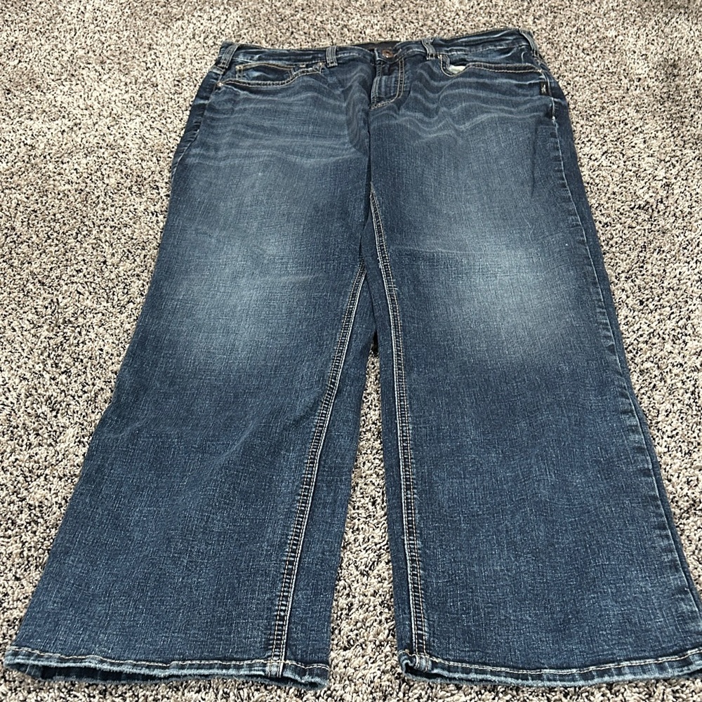 Silver Jeans men’s Gordie Flare in Deep Blue 32” length